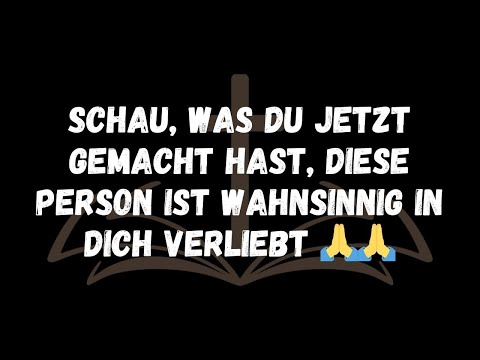 SCHAU, WAS DU JETZT GEMACHT HAST, DIESE PERSON IST WAHNSINNIG IN DICH VERLIEBT 🙏🙏