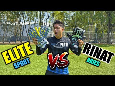 GUANTES ELITE SPORT VS RINAT ARIES 🧤 Comparando guantes gama alta de portero ⚽️🔝