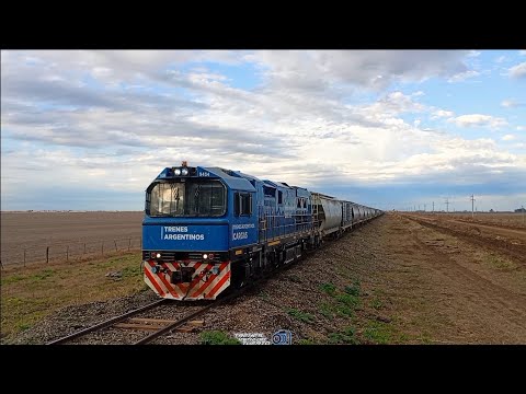CRRC 9434 ENTRE CARMEN - VENADO TUERTO CON EL VACÍO #trenesargentinos 