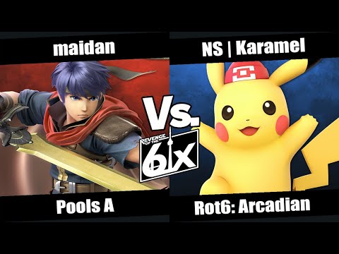 ROT6 Arcadian Pools A - maidan (Ike) vs NS | Karamel (Pikachu) SSBU Singles