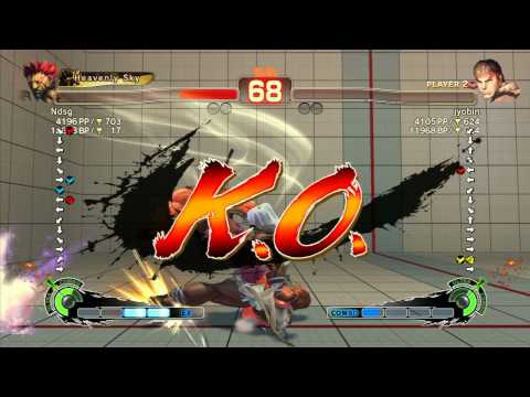Fujino (Akuma) vs jyobin (Ryu) - SSF4 Arcade Edition Xbox Live Ranked Match
