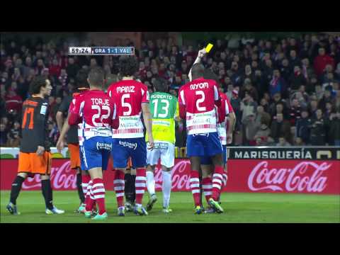 Gol de Jonas (1-1) en el Granada CF - Valencia CF - HD