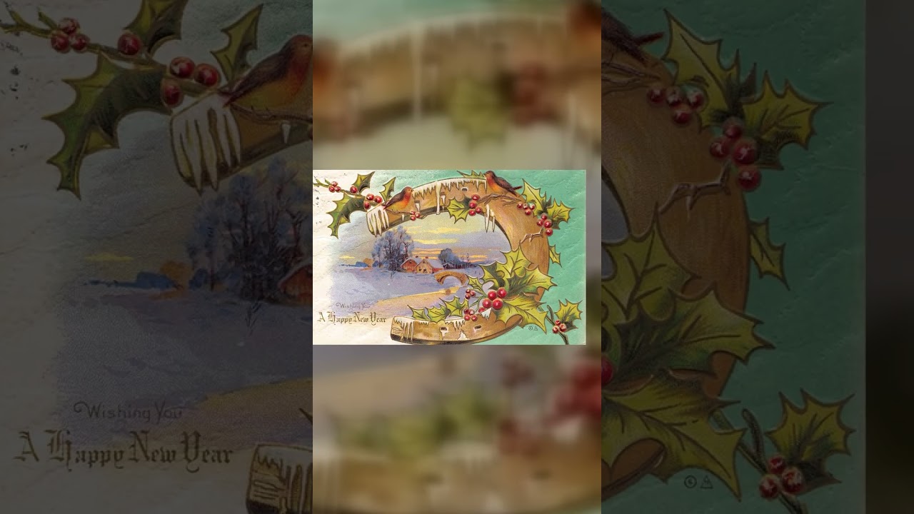 Lewis Printing Co. Divided Back New Year Postcard, 1911 Video