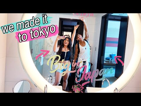 we made it to tokyo!! flying first class + hotel room tour
