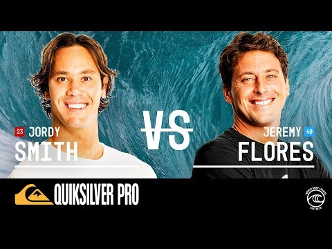 Jordy Smith vs. Jeremy Flores - Round of 16, Heat 1 - Quiksilver Pro France 2019