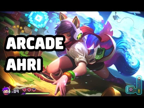 ARCADE AHRI SKIN SPOTLIGHT - LEAGUE OF LEGENDS