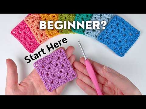How to Crochet a Granny Square for Absolute Beginners