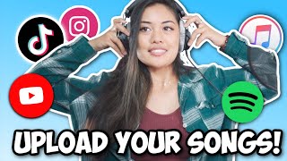 How To Upload Your Songs on SPOTIFY, APPLE MUSIC, TIKTOK, INSTAGRAM, SNAPCHAT etc.