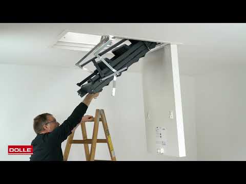 DOLLE Thermo Comfort Loft Ladder assembly video - DOLLE clickFIX 76TClle