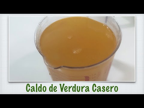 CALDO de VERDURA casero Cómo hacer sopa verduras 🧅🥬🧄🥕 Receta de caldo de verduras tradicional 🧅🥬🧄🥕
