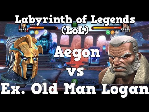 Aegon vs Ex. Old Man Logan - INSANE HEIMDALL SYNERGY - Marvel Contest of Champions