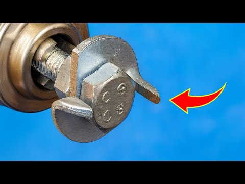 Every house needs this and no one does it! Just insert the Flat Washer into the Drill and be Amazed!