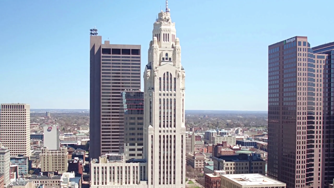Aerial video of the epic Columbus, Ohio's Scioto Mile!   Aerial video of downtown Columbus Ohio!