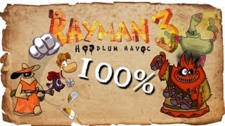 Rayman 3: Hoodlum Havoc - FULL 100% Walkthrough - ALL Cages [1080p]