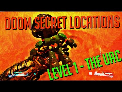DOOM 2016 Secrets & Collectibles - Level 1 - The UAC