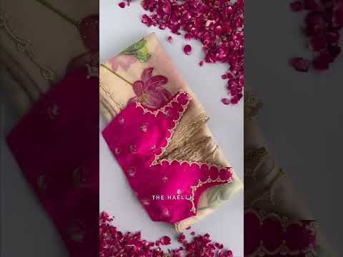 🔥Soft Organza Real Handwork Saree Review | Price ₹ 1999/- | Book Order DM +91 7202043606 #sarees