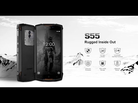 DOOGEE S55 Unboxing   IP68 Rugged Smartphone
