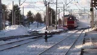 preview picture of video '[RZD] CHS2T-1026 / ЧС2Т-1026 с поездом Санкт-Петербург - Челябинск'