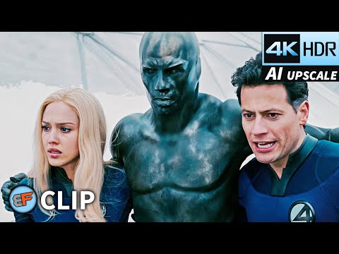 Rescuing Silver Surfer Scene | Fantastic Four Rise of the Silver Surfer (2007) 4K HDR Movie Clip
