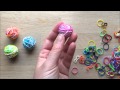 How To Make A Rainbow Loom Bands Bouncy Ball With Captions