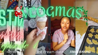 VLOGMAS Day 1🎅 | Baking Ginger Bread Cookies, Heatwave Ice-cream Date, My Letter to Santa
