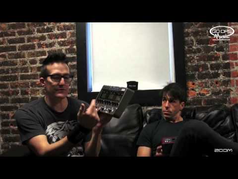 Richard Patrick & Phil Buckman from Filter talk about the Zoom G3 and B3 Effects Pedals