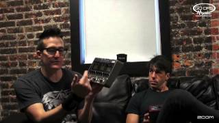 Richard Patrick & Phil Buckman from Filter talk about the Zoom G3 and B3 Effects Pedals