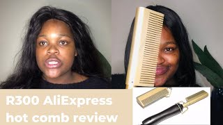 R300 AliExpress hot comb review SA YouTuber