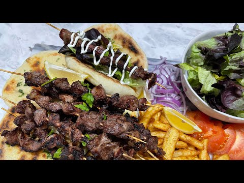 The Easiest Tender & Juicy Turkish Lamb Skewer Marinade - how to make recipe #dietstartsmondayclub