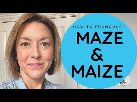 Learn to Pronounce MAZE & MAIZE - American English Homophone Pronunciation Lesson #learnenglish
