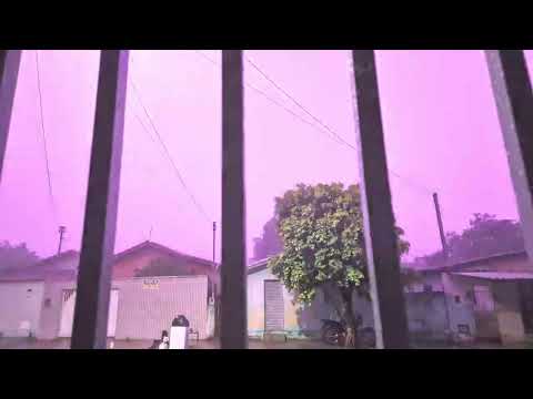 Temporal em Mozarlândia, Goiás, 08/11/2025 associada a frente fria e ciclone extratropical  Dormir