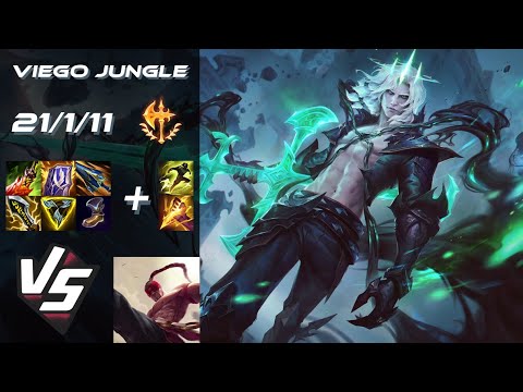 JUNGLE Viego vs Lee Sin - NA Challenger Patch 25.22