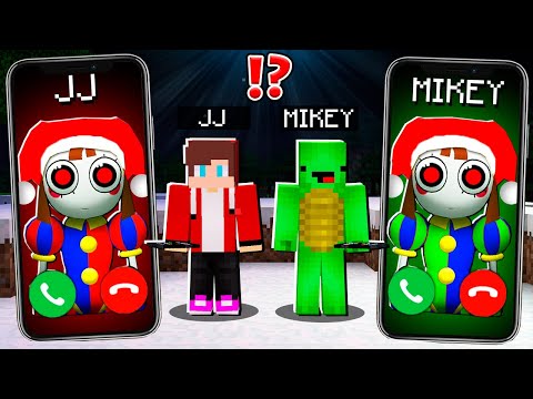 EPIC NIGHT CALL in Minecraft Maizen with JJ and Mikey