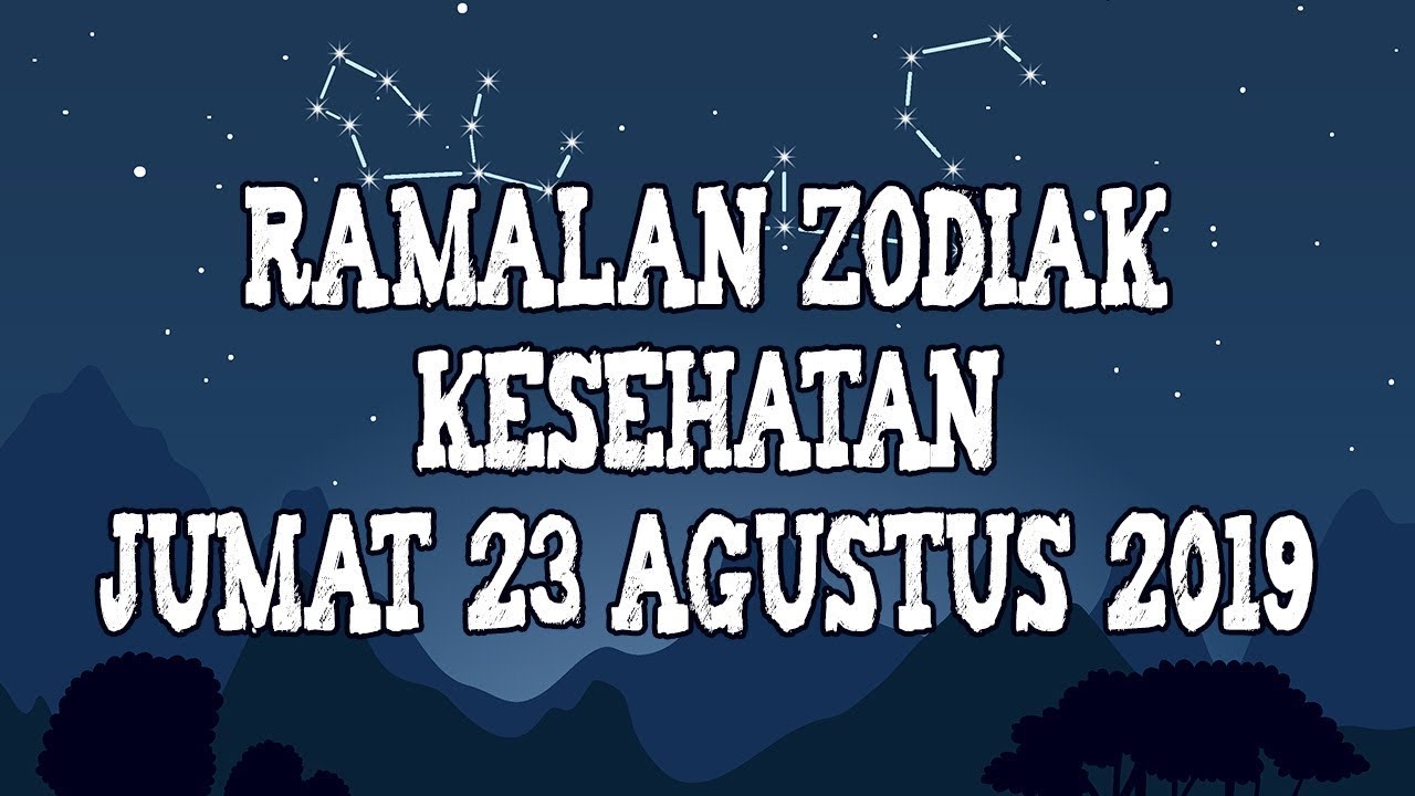 Ramalan Zodiak Kesehatan Besok Jumat 23 Agustus 2019 - Tribun Video