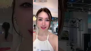 #tiktokライブ #着衣巨乳#ライバー #ギャル #美魔女 #トレーニングウェア #トレーニングしない