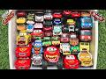 Disney Pixar Cars Unboxing Review Lightning McQueen Tow Mater Doc Hudson Sally Carrera Mack