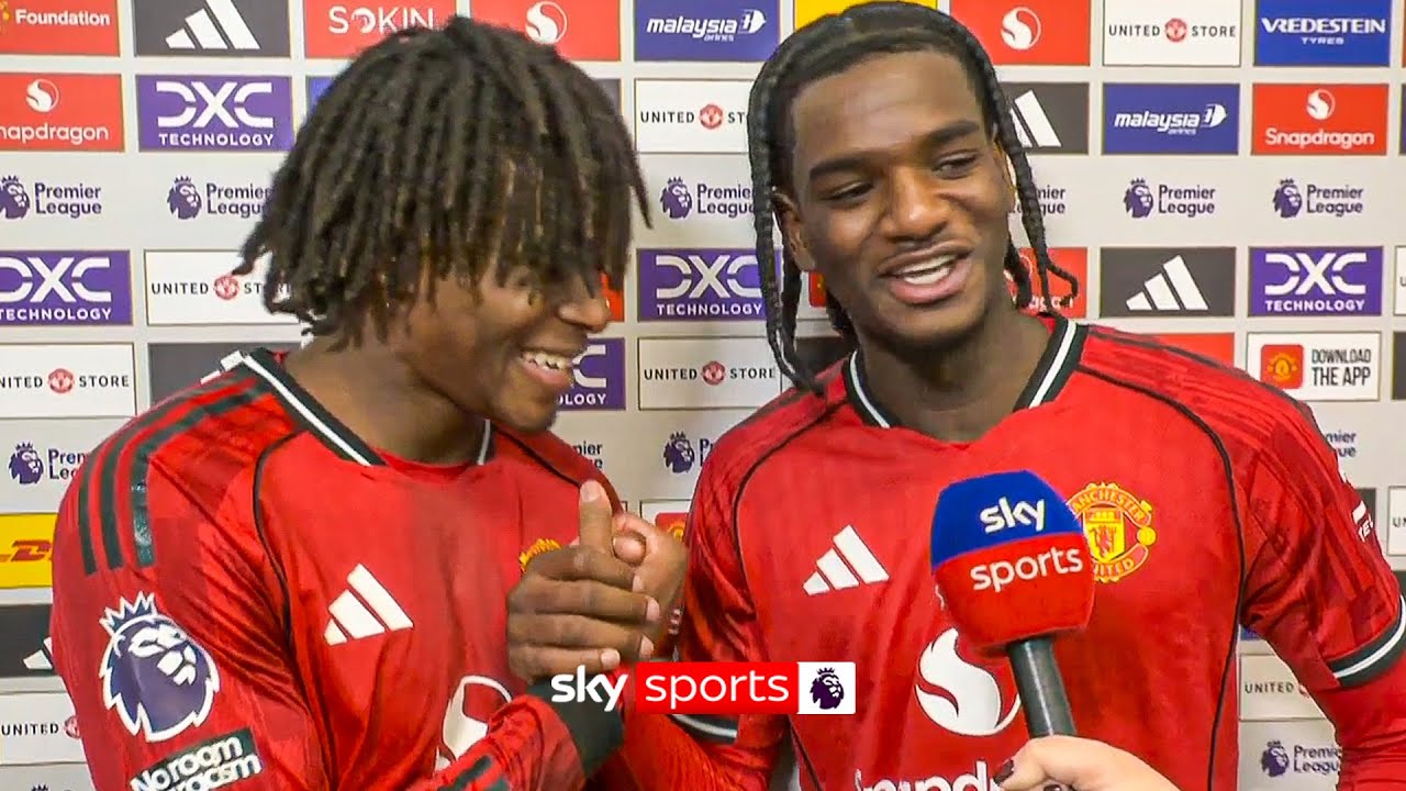 "Possibly win the league" 👀 | Ayden Heaven & Patrick Dorgu FULL Man Utd post-match reaction
