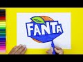 How To Draw Fanta Logo