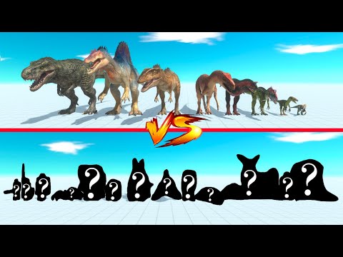 Carnivore Dinosaurs vs Random Team - Animal Revolt Battle Simulator