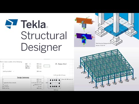 Complete Column Design in Tekla Structure Designer with Excel sheet