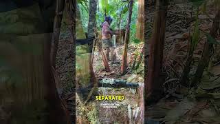 How is abaca fiber processed😲