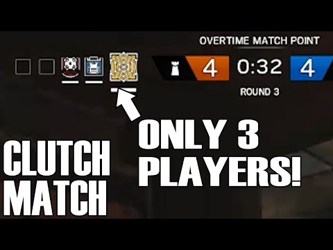 Winning A 3V5 Match - Rainbow Six Siege