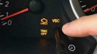 Fix Toyota Check Engine, VSC, and TRAC OFF Light