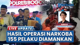 Berantas Narkoba: Polisi Amankan 155 Pelaku dalam Operasi 3 Bulan Terakhir