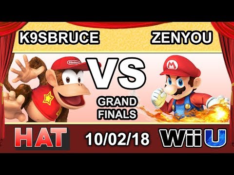 HAT 41 - TR | K9sBruce (Diddy Kong) Vs. eM | Zenyou (Mario) Grand Finals - Smash 4