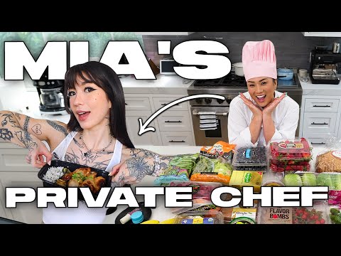 I WAS MY BFF’S PRIVATE CHEF FOR A WEEK!! easy, high protein meals!