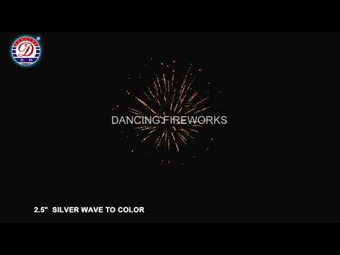 No  098 silver wave to red, green & blue