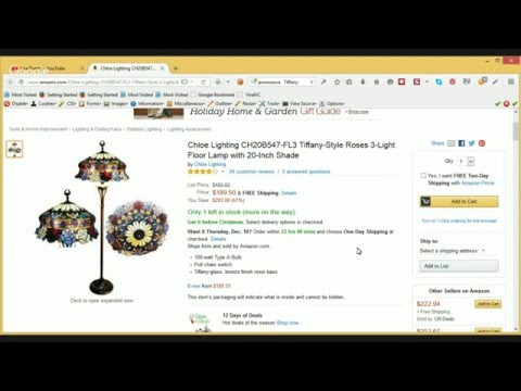 Chloe Lighting CH20B547-FL3 Tiffany-Style Roses 3-Light Floor Lamp with 20-Inch Shade Review