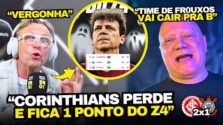 NETO FICA REVOLTADO COM INTER 2x1 CORINTHIANS E PERTO DO Z4 DO BRASILEIRÃO