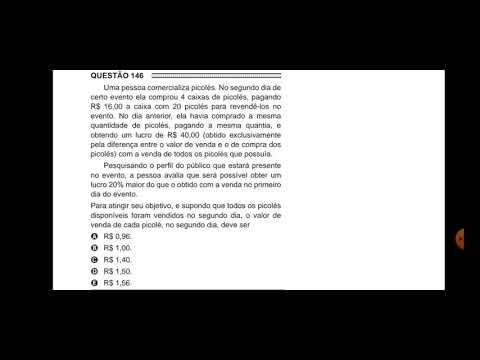 Questão 146  enem 2016 caderno azul